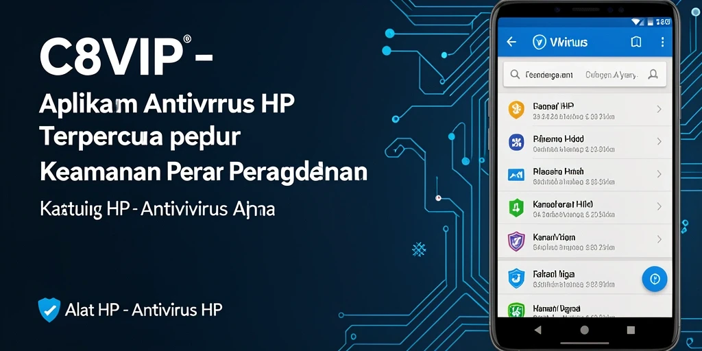 Tampilan antarmuka C8VIP yang sederhana dan fungsional untuk pengguna.